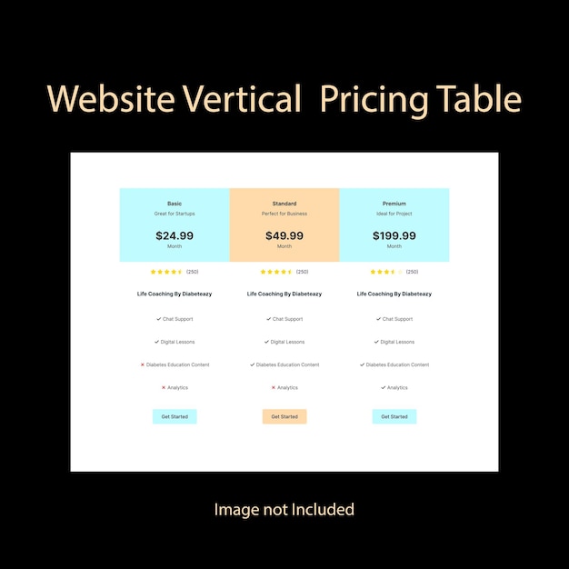 pricing visual